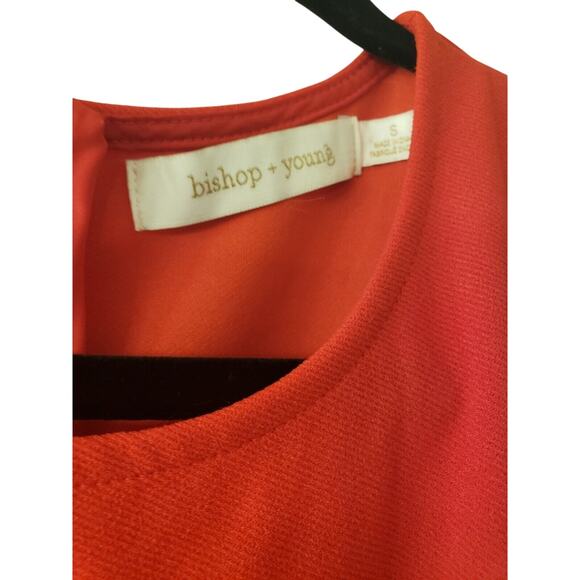 Bishop & Young Red Rachel Cropped Belted Tie Waist Wide Leg Jumpsuit, Small NWT - Picture 7 of 11